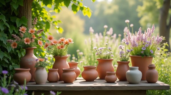 Élevez la mémoire avec des fleurs céramiques pour cimetière