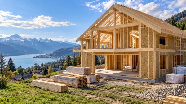 Les avantages de construire en maisons à ossature en bois